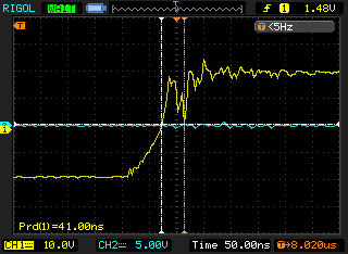 Напряжение на затворе транзистора